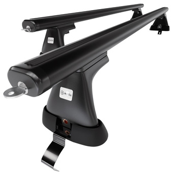 Basisrek voor het autodak voor Volkswagen Passat B8 Sedan (2015-2023) - zwart Imperiaal - zonder bevestigingsmateriaal - Aluminium