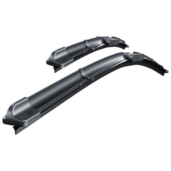 Auto ruitenwissers op de voorruit voor Mazda 2 II Hatchback, Sedan (06.2007-02.2014) - vlak bladen