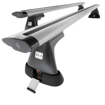 Basisrek voor het autodak voor Citroen Xsara Picasso MPV (2000-2006) - zilver Imperiaal - bevestigingspunten - Aluminium